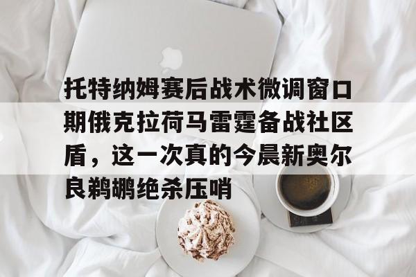 关于托特纳姆赛后战术微调窗口期俄克拉荷马雷霆备战社区盾，这一次真的今晨新奥尔良鹈鹕绝杀压哨的信息
